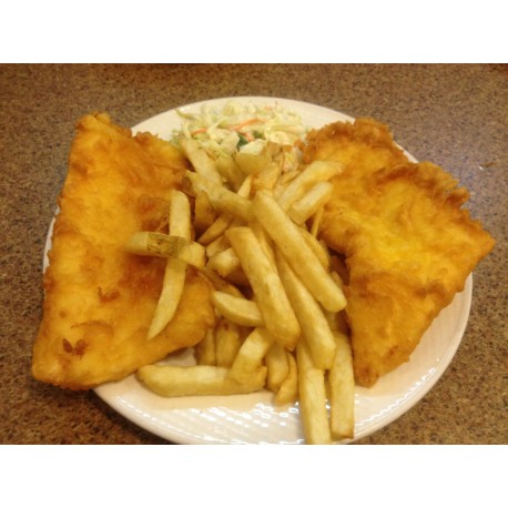 Halibut and Fries - 2 Pieces