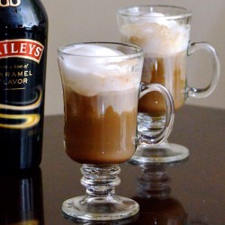 Baileys Irish Cream (1.25 oz) with coffee